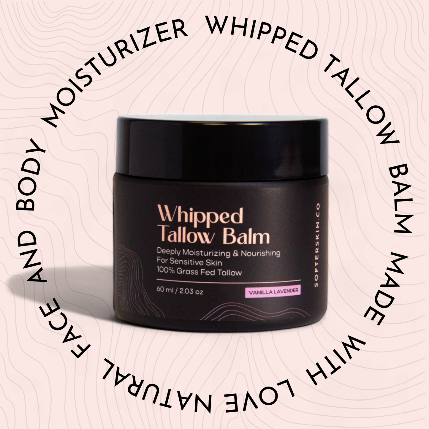 Whipped Tallow Vanilla Lavender (2 oz)